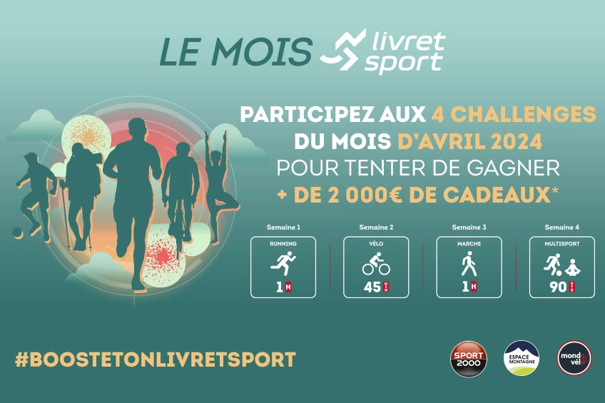 Le Mois Livret Sport : pédalez, roulez et challengez-vous !