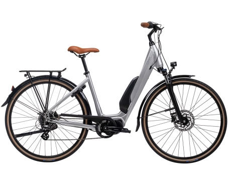 Vélo électrique urbain Unisexe E-CITY STEPS 26 418 Wh Argent