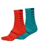Chaussettes Femme COOLMAX RAYEES (LOT DE 2 PAIRES) Bleu - Image 1/1