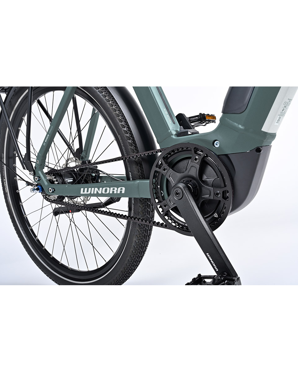 Vélo électrique urbain Unisexe SINUS R8EF WAVE Bleu Gris
