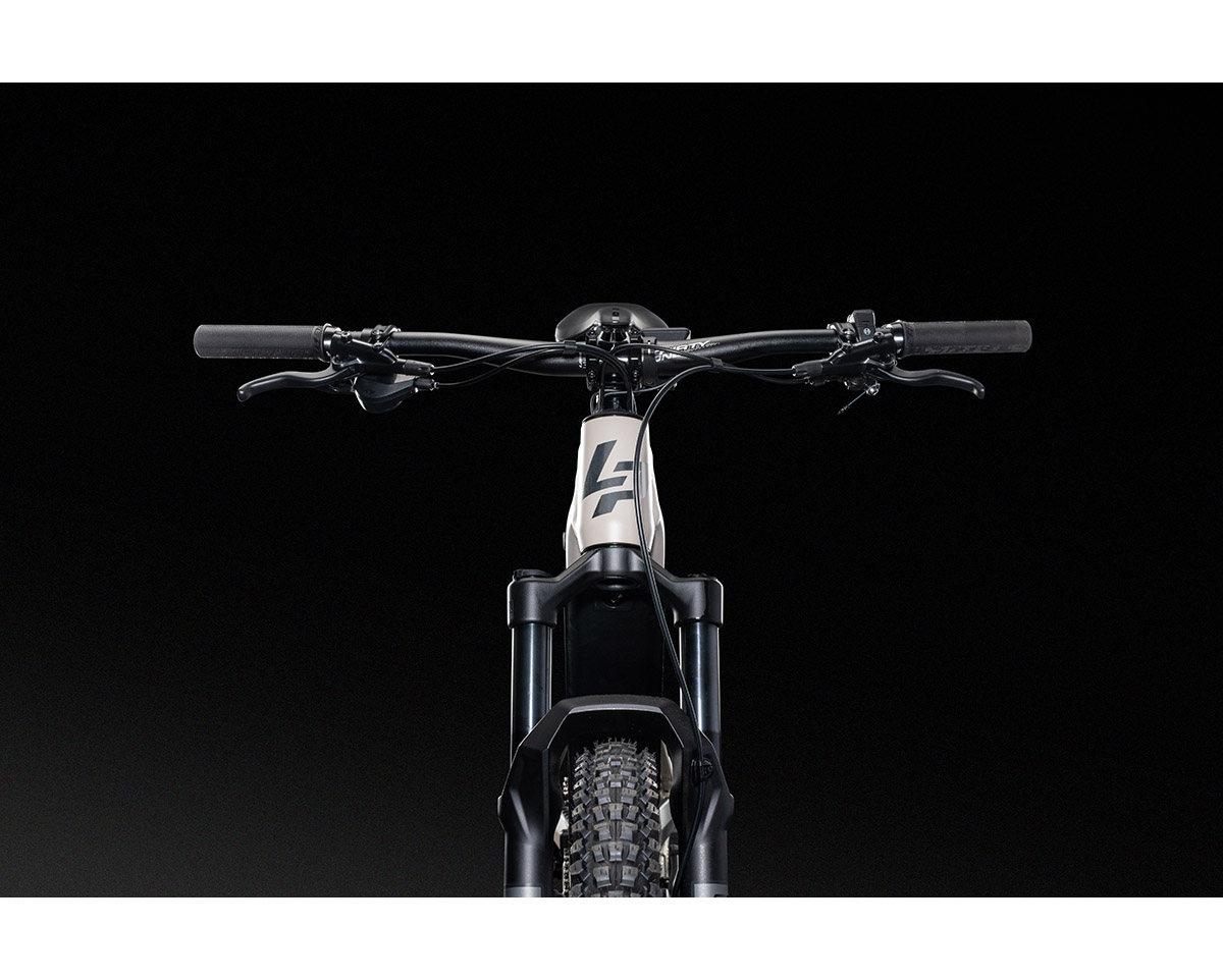 VTT électrique tout suspendu Unisexe OVERVOLT TR 6.8 Beige Pierre