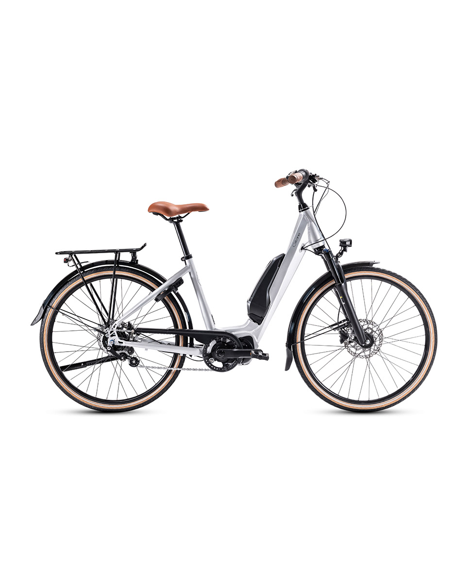 Vélo électrique urbain Unisexe E-CITY STEPS N5 26 418 Wh Argent